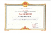 Bằng khen Thủ tướng Chính phủ - GĐ Ban Tài chính Kế toán